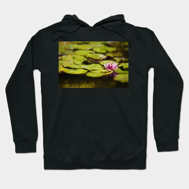 Impressions of a Water Lily Hoodie by Memories4you